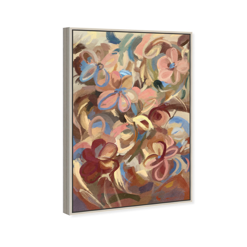 Moving Eden Print by Oliver Gal, 46"H x 31"W, Silver Floater Frame