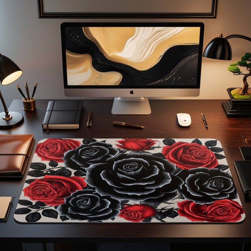 Polyester Desk Pad, 14.4x12.1