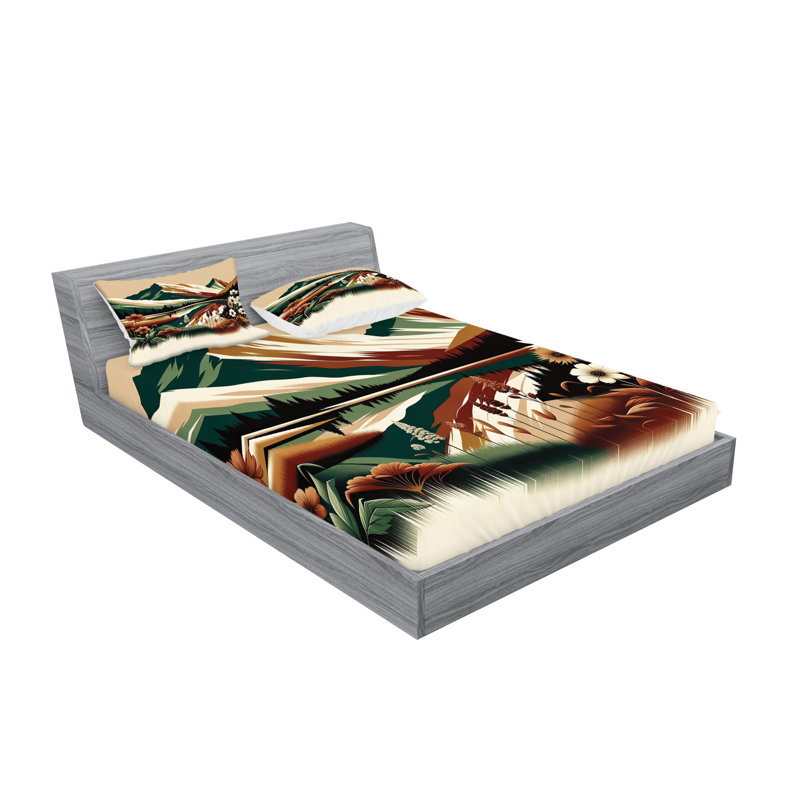 Microfiber Sheet Set, Queen Sheet Set + 2 Pillowcases