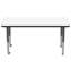 Table rectangulaire d'activités effaçables à sec avec pieds réglables-791962598-791962606-765072855