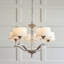 Galilee 5 - Light Shaded Chandelier