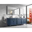 Miroir de salle de bain 96 x 36 pouces à DEL avec cadre en aluminium, miroir de meuble-lavabo mural, anti-buée, mémoire, 3 couleurs, réglable en continu-1764986018-1764986020