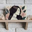 «Serene Woman Floral Portrait Abstract Contemporary Flower Landscape», art mural-129090598