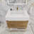 Glasgow 29.5'' Single Bathroom Vanity with Acrylic Top-1187552551