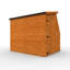 6 ft. W x 8 ft. D Solid Wood Shiplap Pent Garden Shed