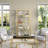 Johann 68"H 4-Tier Metal Tall Rectangular Bookcase in Brass-241239119
