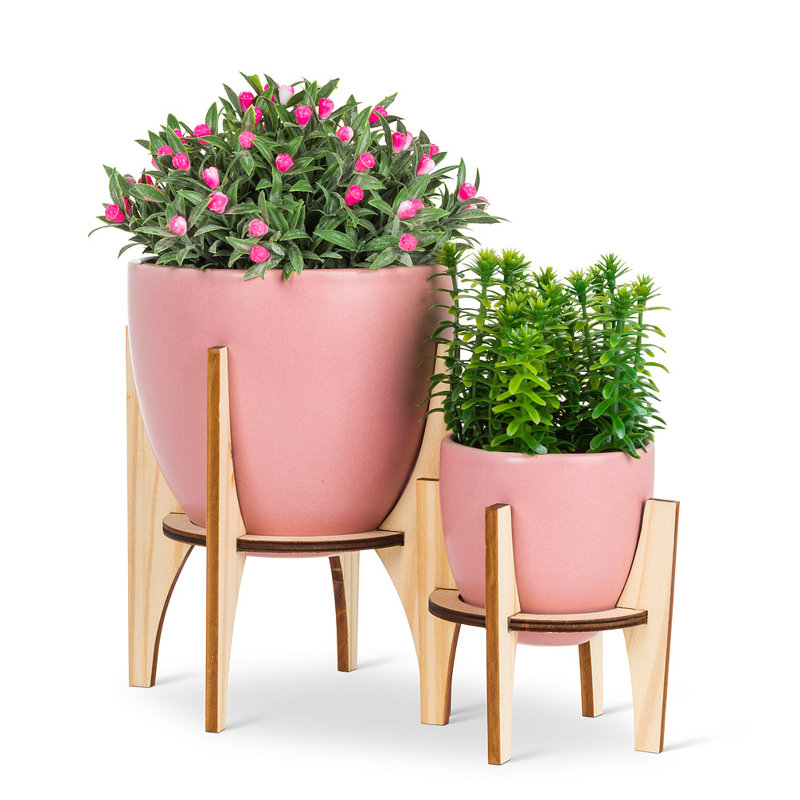 Pot à fleur en céramique Bollington, H 4 po x l 4 po x P 4 po