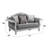 Fabric Loveseat W/3 Pillows