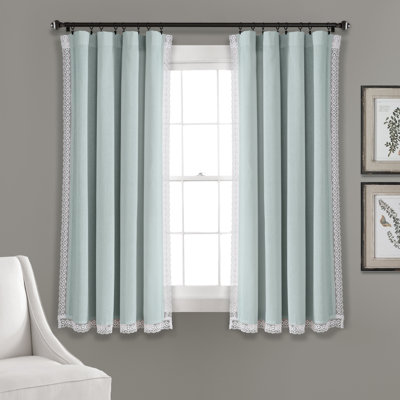Semi Sheer Curtain Pair