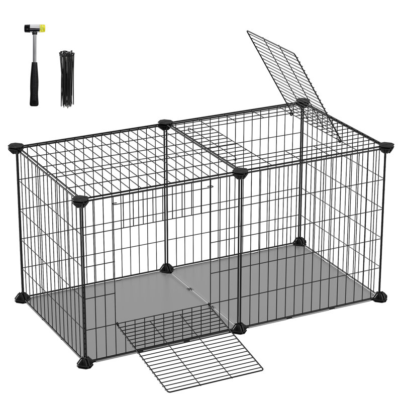 Evianna Weather Resistant Small Animals Cage, 41cm W x 82cm D