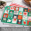 Ensemble de 4 napperons réversibles Christmas Care