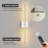 28''H Battery Operated Wall Sconces with Remote Control, 350° Rotated Wall Light Bar-1607465709