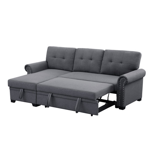 Winston Porter Jae-Leigh 3-Piece Sectional Sleeper Sofa & Reviews | Wayfair