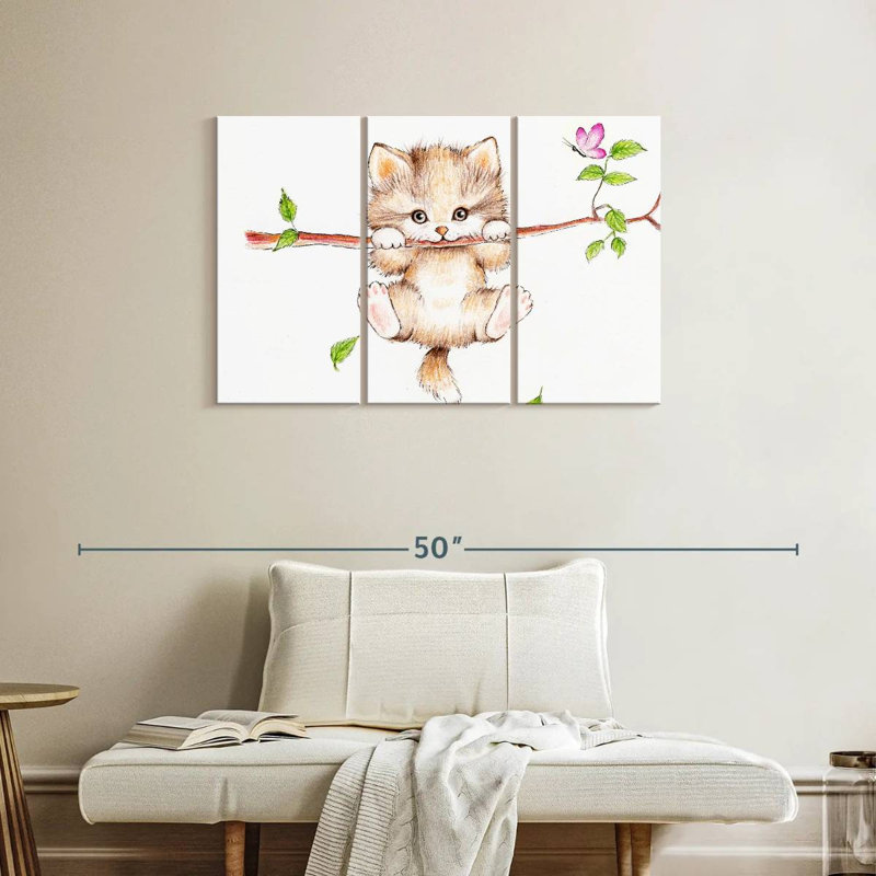 Brampt Spring Branch Cat, 24" H x 38" W