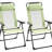 2 Folding Chairs, . Outdoor Deck Chair With Adjustable And Detachable . Comfortable Reclining Back. For Garden, Backyard, Lawn. Space Easy To Transport. 264 Lbs. Load Bearing. 24.5" W X 27.5" D 43" H