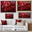«Red Classic Rose Resencer I - Roses», art mural-1074070654-1074070640
