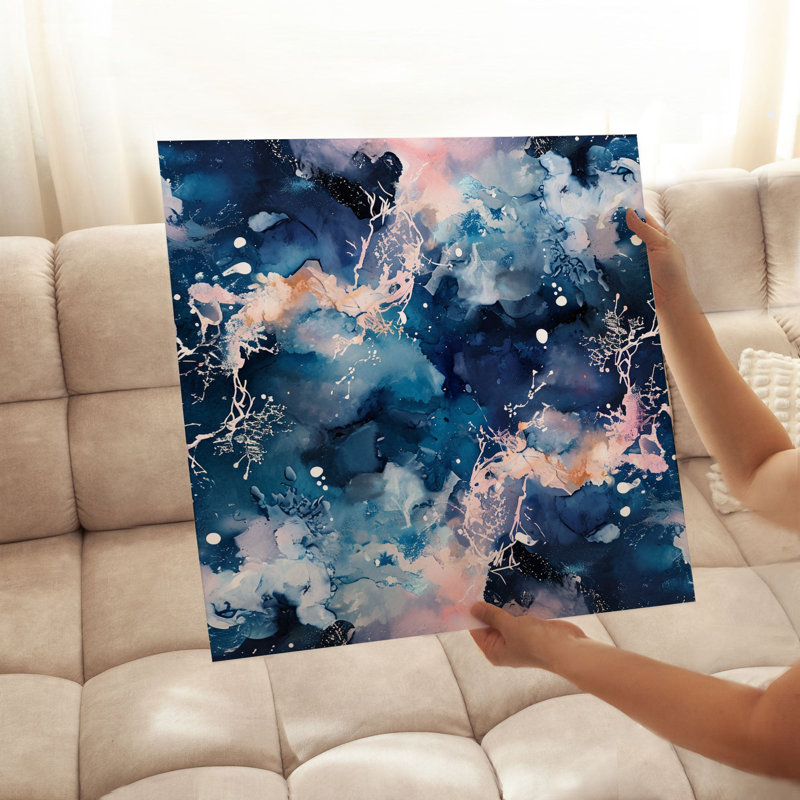 «Abstract Ethereal Dreams III», reproduction d'art moderne sans cadre, H 24 po x l 24 po
