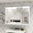 60X40 Inch Oversized LED Bathroom Mirror Wall Mounted Mirror With 3 Color Modes  Aluminum Frame Large Wall Mirror For Bathroom