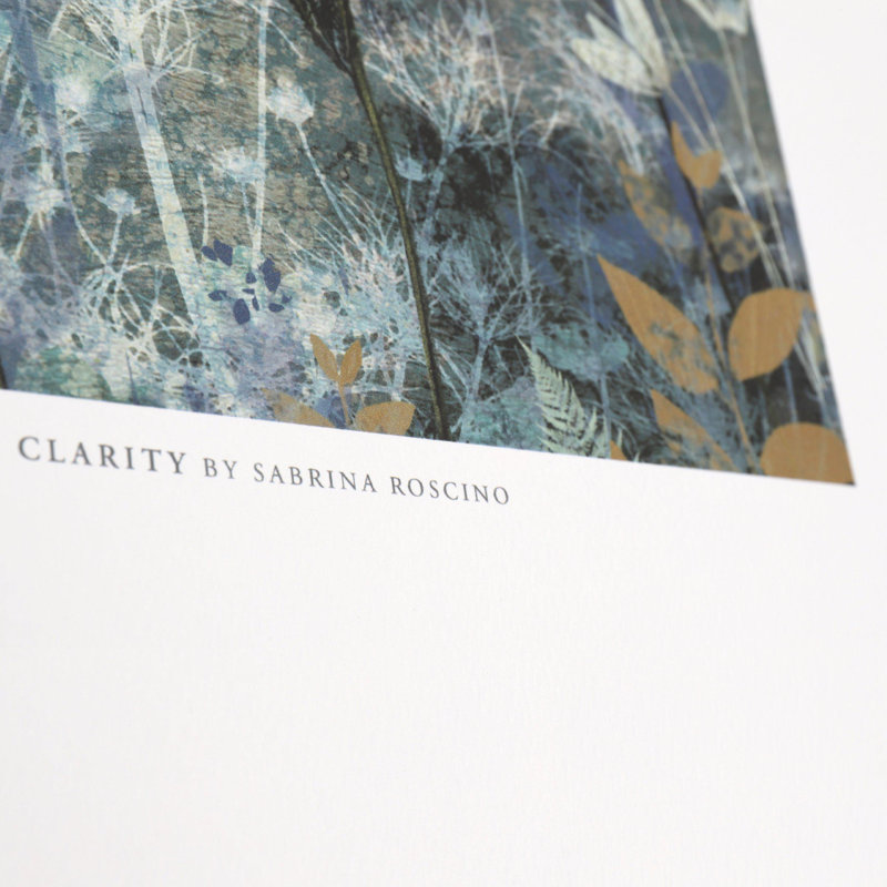 Clarity - Single Picture Frame Painting on Canvas