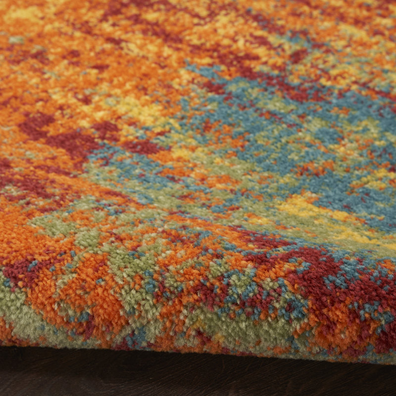 Arisa Abstract Indoor / Outdoor Rug, Rectangle 7' x 10'