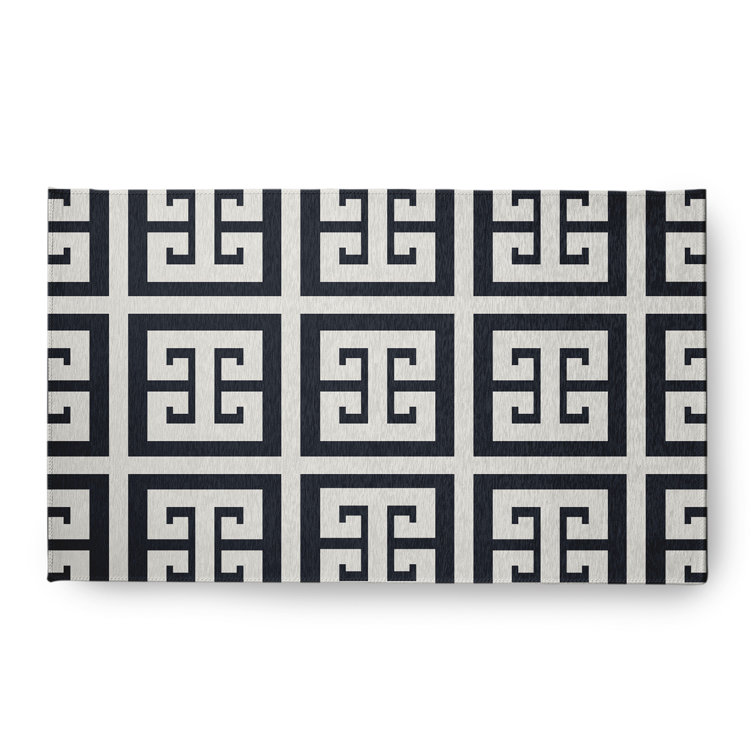 Subline Chenille Geometric Indoor Rug