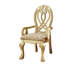 Chaise avec accoudoirs rembourrée Cardonaghy