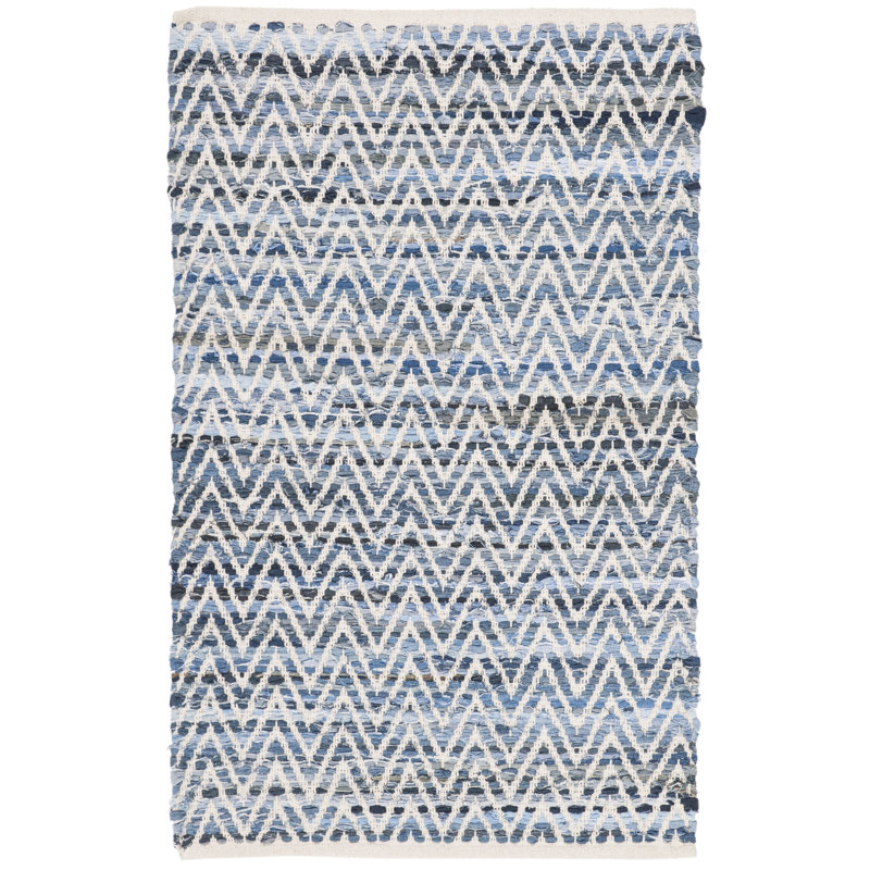 Montauk Hand Woven Performance Chevron Rug, Rectangle 3' x 5'