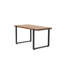 Table basse rustique en bois massif, 101,6 cm x 54,1 cm, couleur noyer, pour salon, 99 cm de longueur, finition