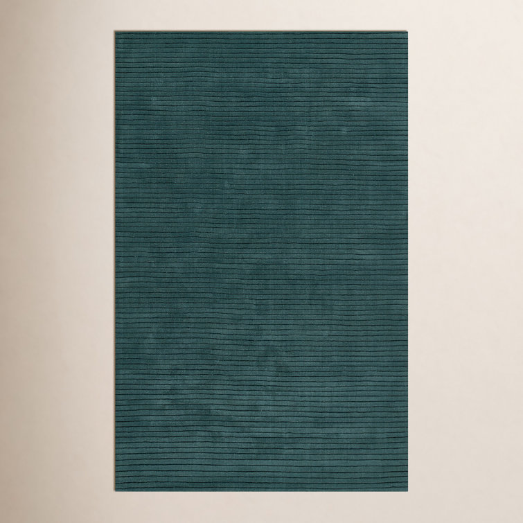 Guiness Handmade Wool Blue Rug