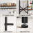 31.5'' Iron Standard Baker's Rack with Microwave Compatibility-709798756