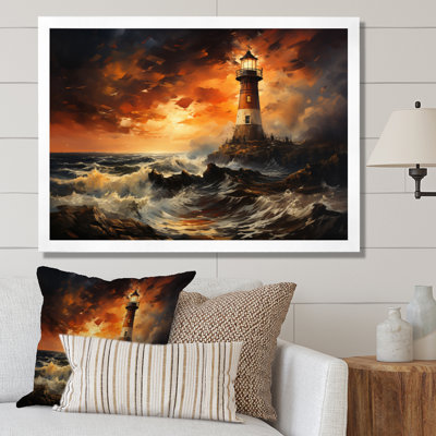 Denmark Lighthouse Glow - Denmark Wall Art