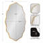 Scalloped Oval Bathroom Mirror-1128417398