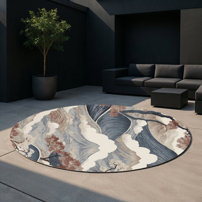 Tapis intérieur et extérieur Moonlit Drift