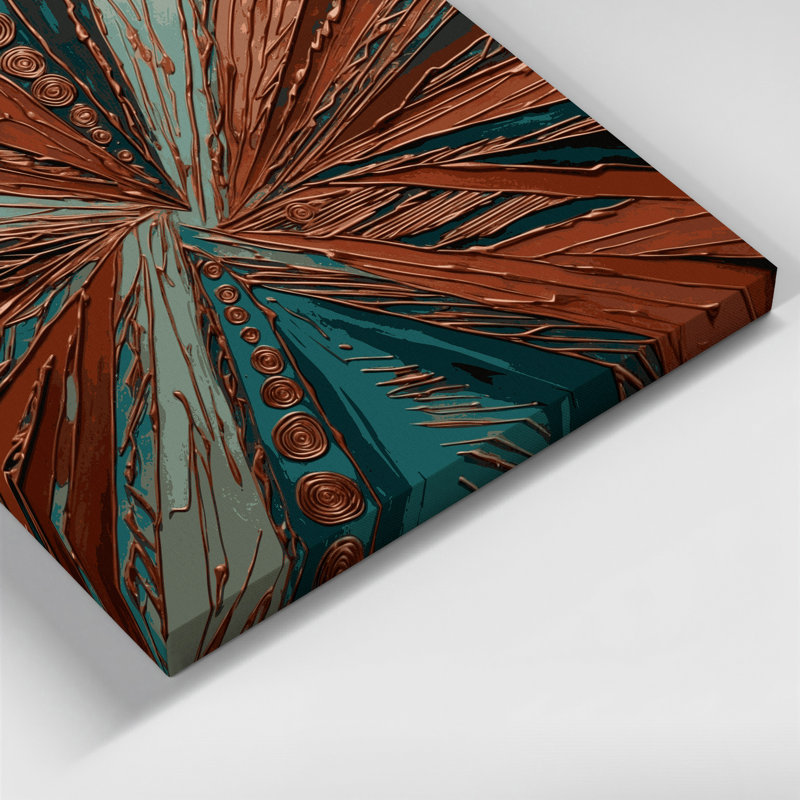 Art mural sur toile, "Southwestern", H 32 po x l 32 po
