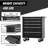 5 Drawer Rolling Tool Chest Storage Cabinet With Wheels And Key Lock