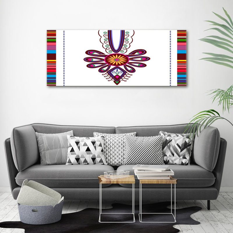 Polish Folk Pattern 1 Piece Wrapped Canvas Wall Art