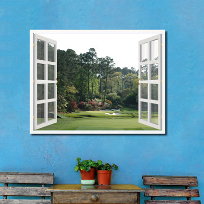 " Augusta Golf Course French Window "