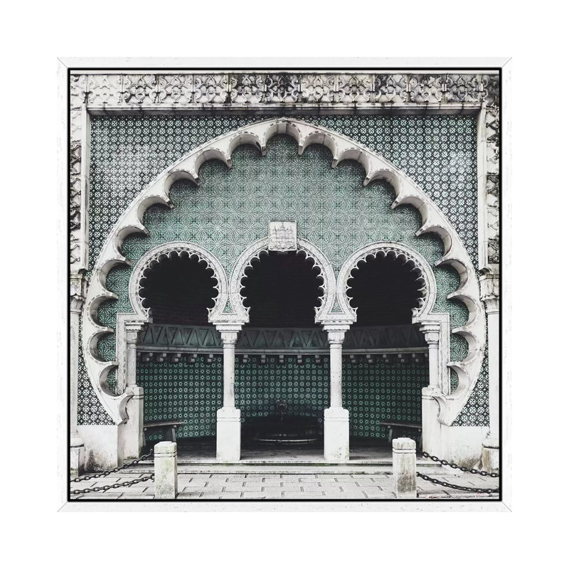 Mourisca by Ingrid Beddoes - Print on Canvas, 66.04 cm H x 66.04 cm W, White Framed