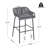 Carrianna Patio Rope Woven Barstool-2034594745
