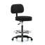 Tabouret réglable en hauteur avec dossier et repose-pieds PERCH Walter | Hauteur du banc élevé: 25 à 35 po-17578361-130544133