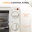 HOMCOM Mini Oven 9L Countertop Toaster Oven with Timer Control 750W-121602911