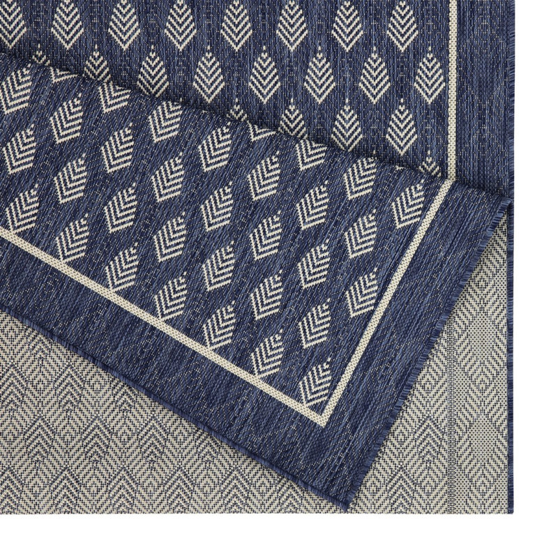 5 Ft. 3 In. X 7 Area Rug - Blue, Sunshine Collection, Polypropylene, For Indoor & Outdoor Spaces Blue In., Gchar2007, Stain- All Areas Of Home