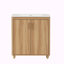 Meuble-lavabo simple 30 po avec plateau en céramique Lockbourne