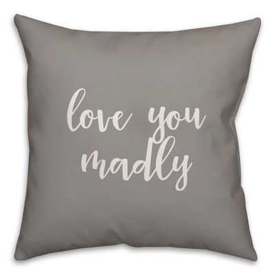  Coussin Love You Madly