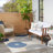 Aloha Geometric Blue/Grey Indoor/Outdoor Area Rug-1857960592