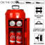 Mini réfrigérateur portatif 8 canettes Coca-Cola 12V DC 110V AC 5,4L, rouge