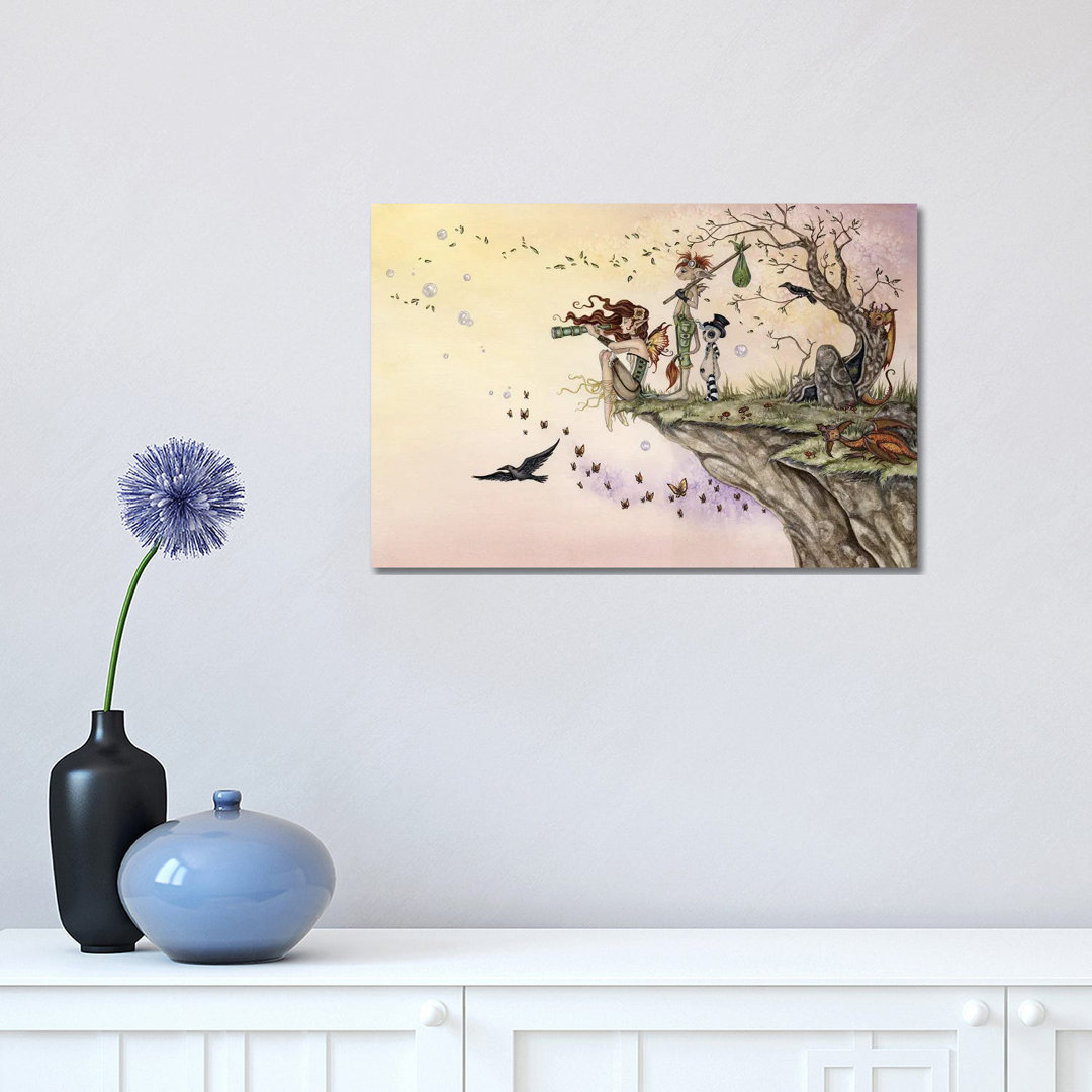 Where The Wind Takes You by Amy Brown - Print on Canvas