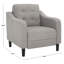 Fauteuil capitonné large Heuton 32,4 po-1482356970