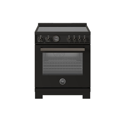 Bertazzoni 30" 4.6 Cubic Feet Electric Slide-In Range with Induction Cooktop