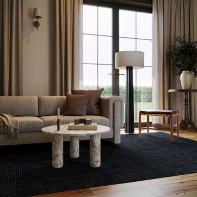 Nate Berkus x Rugs USA Crosby Solid Wool Cozy Area Rug